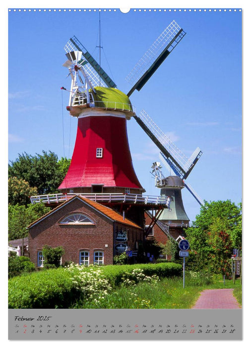 Windmühlen in Norddeutschland (CALVENDO Wandkalender 2025)