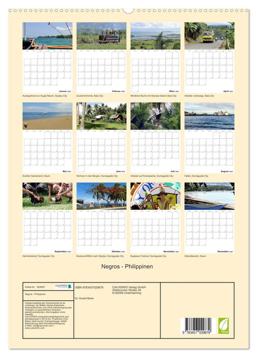 Negros - Philippinen (CALVENDO Premium Wandkalender 2025)