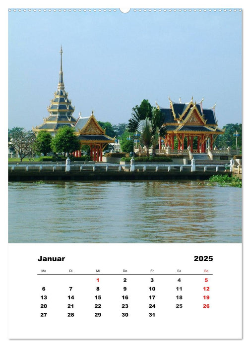 Thailand - Eine kleine Rundreise (CALVENDO Premium Wandkalender 2025)