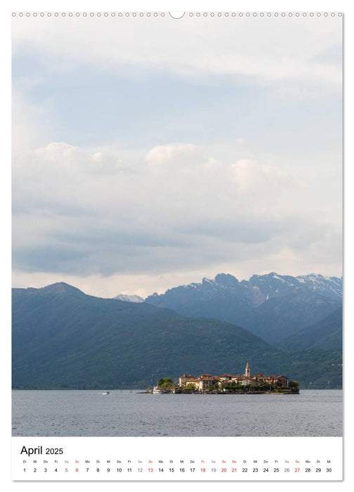 Lago Maggiore - Das Westufer (CALVENDO Premium Wandkalender 2025)