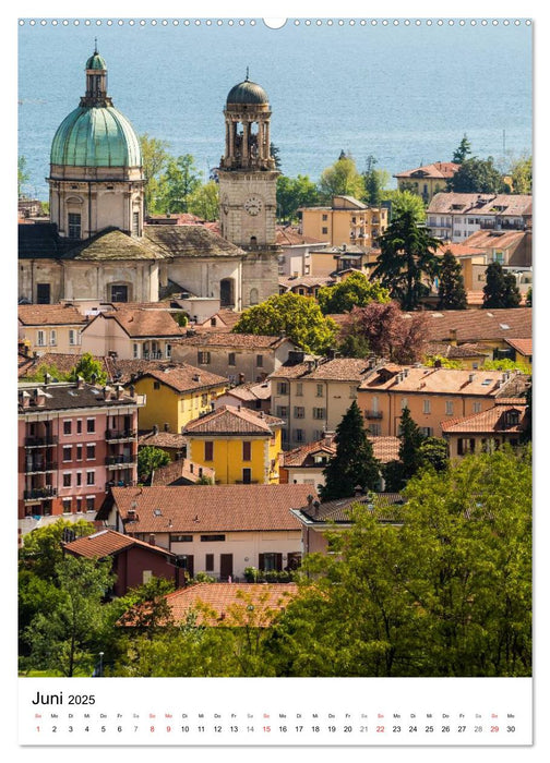 Lago Maggiore - Das Westufer (CALVENDO Premium Wandkalender 2025)