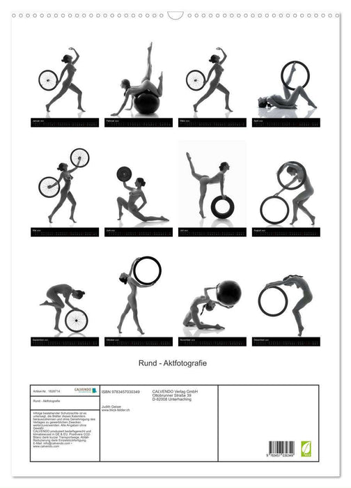 Rund - Aktfotografie (CALVENDO Wandkalender 2025)