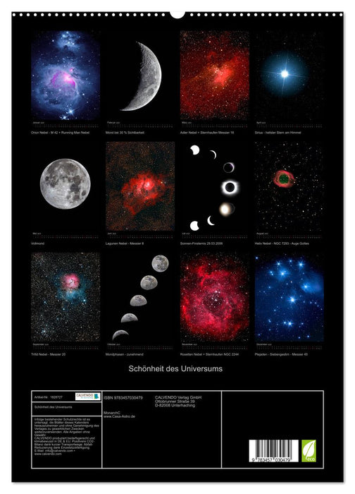 Schönheit des Universums (CALVENDO Premium Wandkalender 2025)