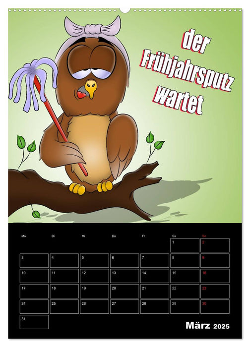 Cartoons - mir doch Bockwurscht (CALVENDO Premium Wandkalender 2025)