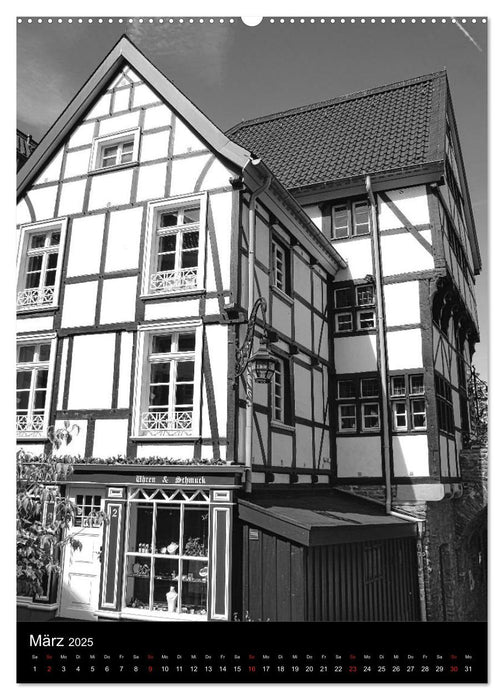 Mülheim an der Ruhr Edition Black & White 2025 (CALVENDO Wandkalender 2025)