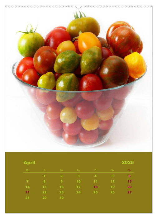 Tomaten - Alles BIO! (CALVENDO Premium Wandkalender 2025)