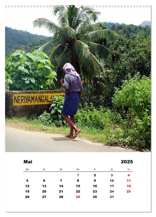 In Kerala (CALVENDO Premium Wandkalender 2025)