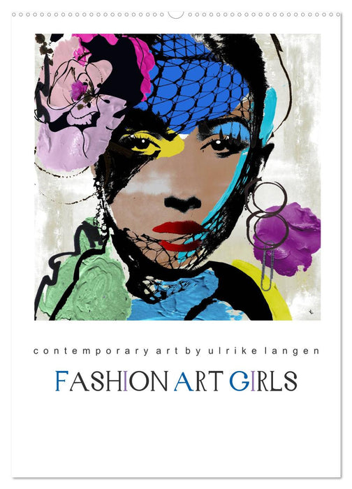 FASHION ART GIRLS (CALVENDO Wandkalender 2025)