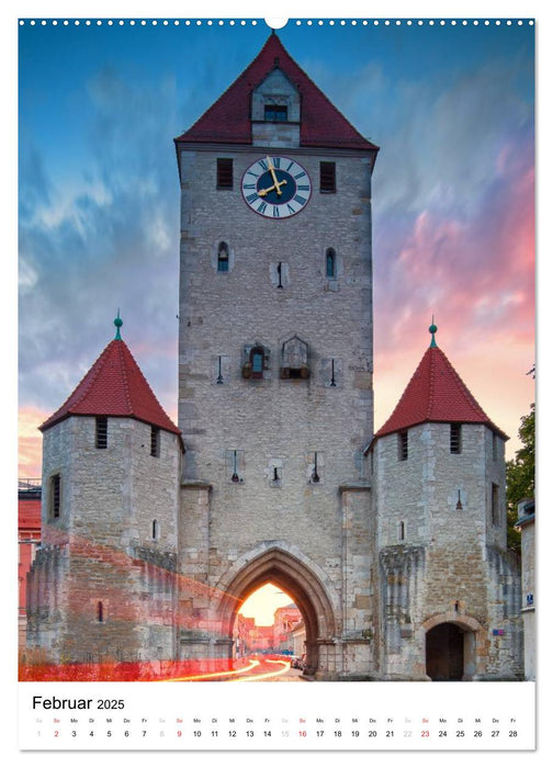 Regensburg – Perle der Oberpfalz (CALVENDO Premium Wandkalender 2025)