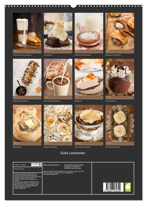 Süße Leckereien (CALVENDO Premium Wandkalender 2025)