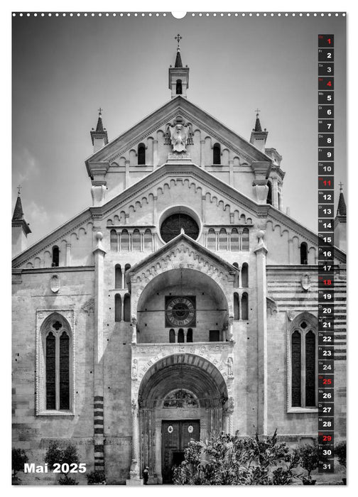 VERONA Monochrome Ansichten (CALVENDO Wandkalender 2025)