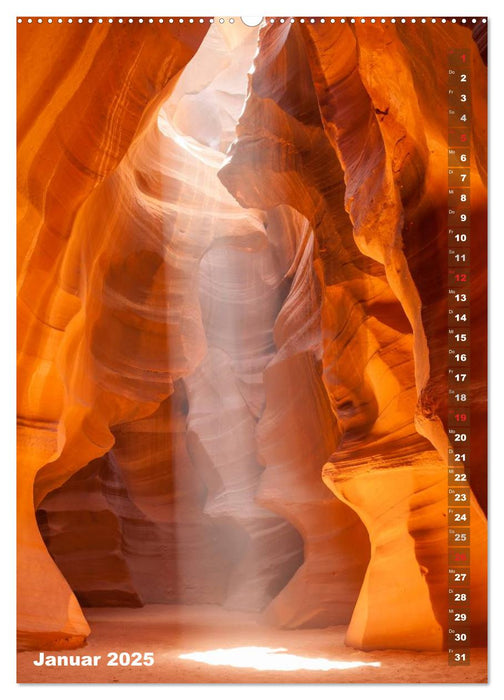 ARIZONA UND UTAH Rote Felsen (CALVENDO Premium Wandkalender 2025)