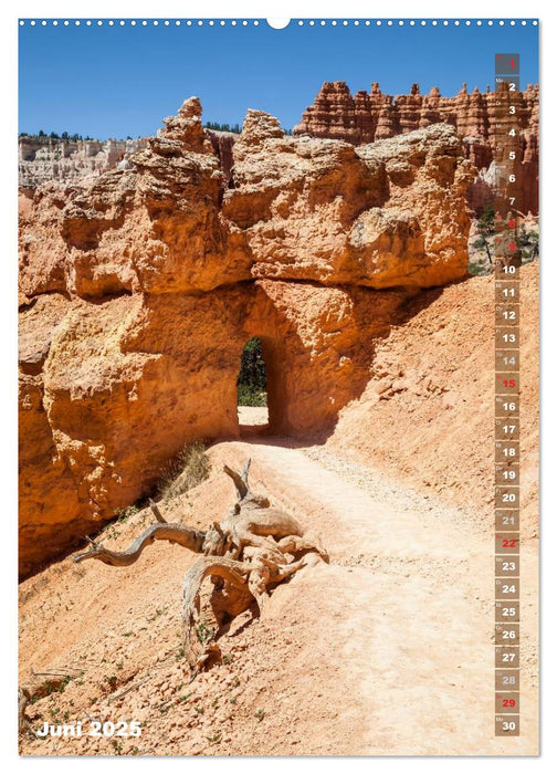 ARIZONA UND UTAH Rote Felsen (CALVENDO Premium Wandkalender 2025)