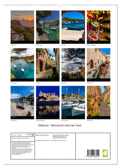 Mallorca - Sehnsucht nach der Insel (CALVENDO Premium Wandkalender 2025)