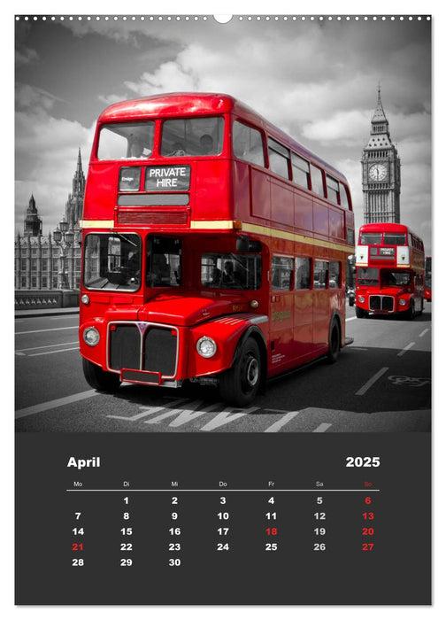 Glanzlichter einer Metropole LONDON (CALVENDO Premium Wandkalender 2025)