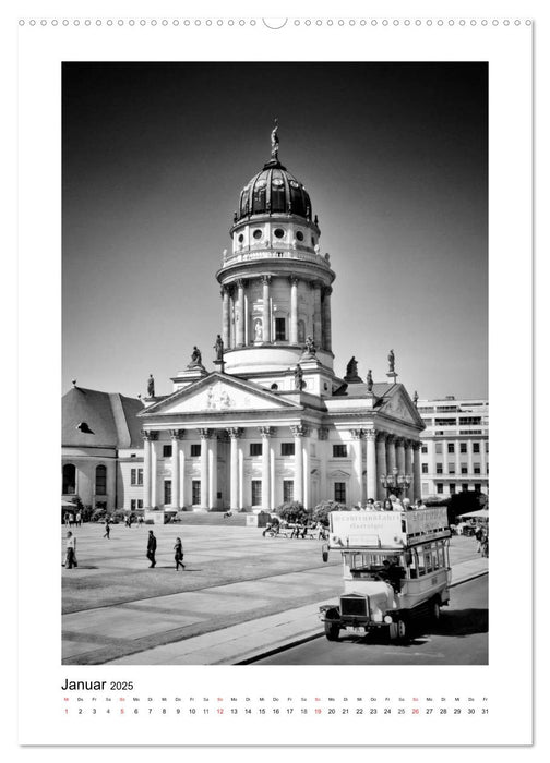 BERLIN in Monochrom (CALVENDO Wandkalender 2025)