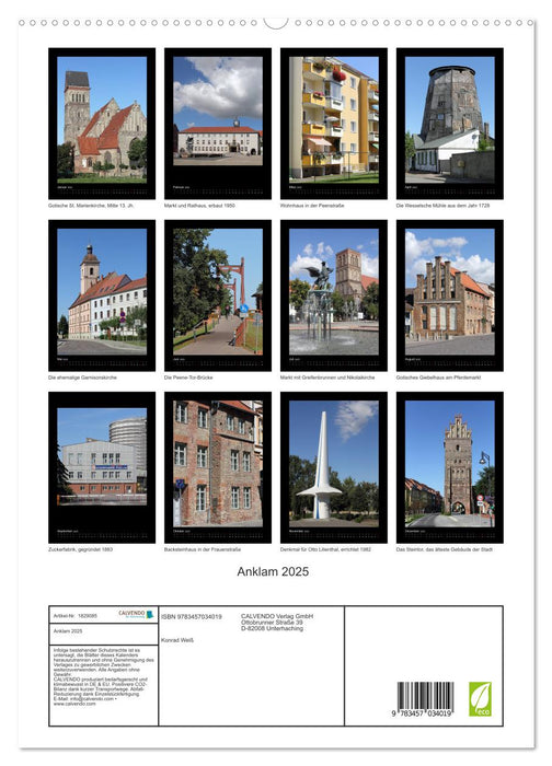 Anklam 2025 (CALVENDO Premium Wandkalender 2025)