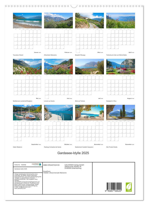 Gardasee-Idylle 2025 (CALVENDO Premium Wandkalender 2025)