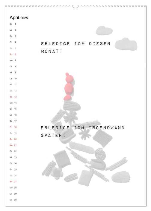 Projekte und Ideen planen (CALVENDO Wandkalender 2025)