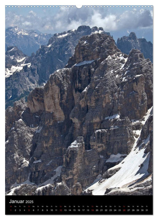 Dolomiten – Eine Gipfelparade (CALVENDO Premium Wandkalender 2025)