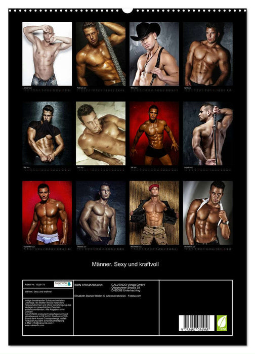 Männer. Sexy und kraftvoll (CALVENDO Premium Wandkalender 2025)