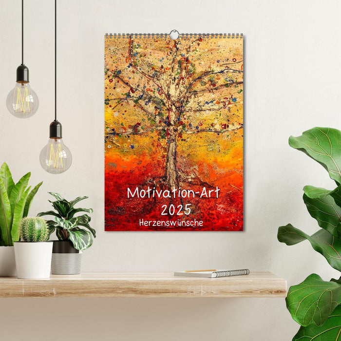 Motivation-Art 2025 (CALVENDO Wandkalender 2025)