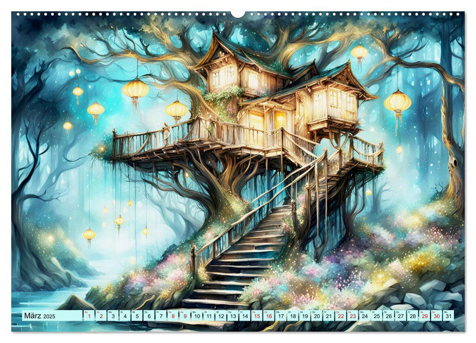 Ein Jahr im Baumhausparadies (CALVENDO Wandkalender 2025)