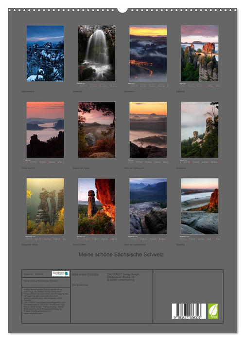 Meine schöne Sächsische Schweiz (CALVENDO Premium Wandkalender 2025)