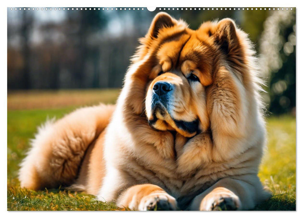 Chow Chow - der Löwenkopfhund (CALVENDO Wandkalender 2025)