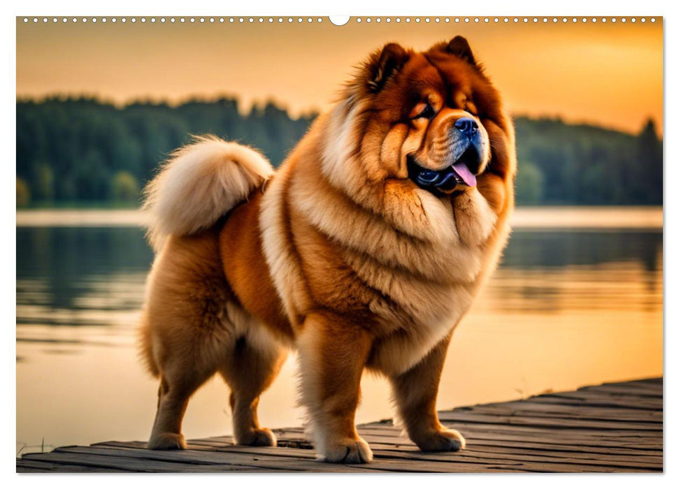 Chow Chow - der Löwenkopfhund (CALVENDO Wandkalender 2025)