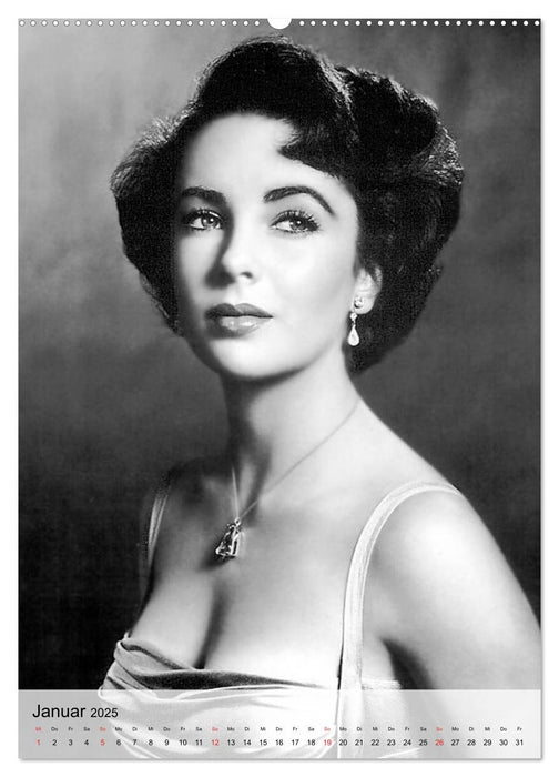 Elizabeth Taylor (CALVENDO Wandkalender 2025)