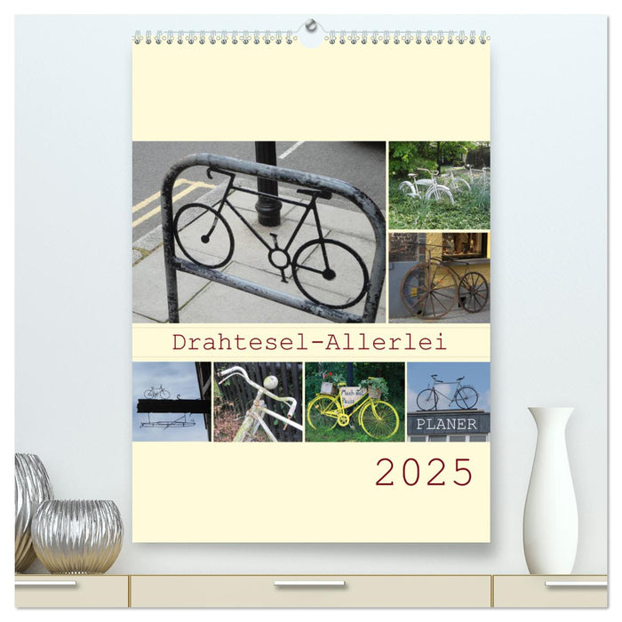 Drahtesel-Allerlei / Planer (CALVENDO Premium Wandkalender 2025)