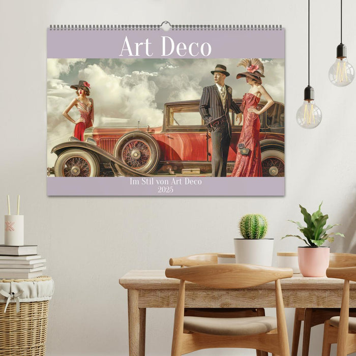 Art Deco - Im Stil von Art Deco (CALVENDO Wandkalender 2025)