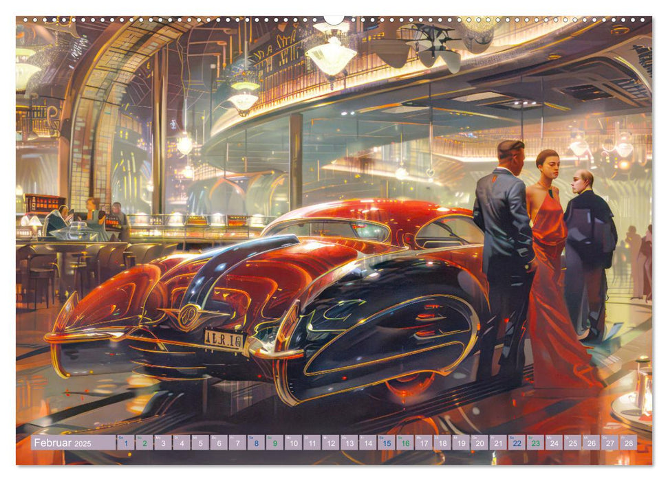 Art Deco - Im Stil von Art Deco (CALVENDO Wandkalender 2025)