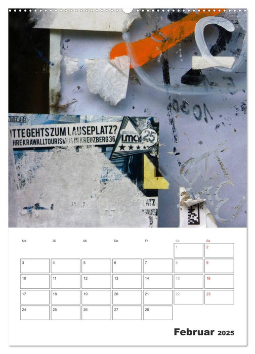 Plakatabrisse 2025 - Die Kunst des Zufalls / Planer (CALVENDO Premium Wandkalender 2025)