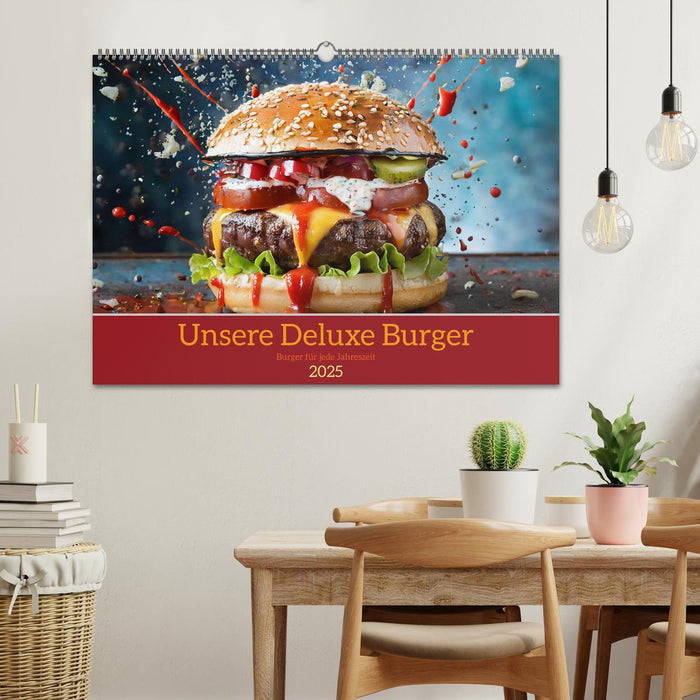 Unsere Burger Deluxe (CALVENDO Wandkalender 2025)