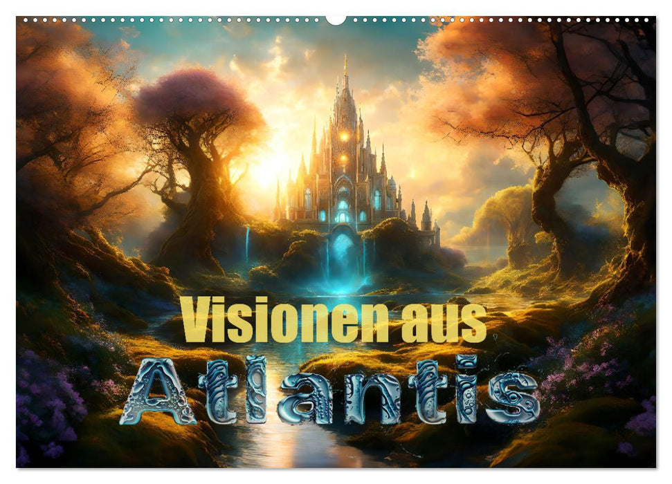 Visionen aus Atlantis (CALVENDO Wandkalender 2025)
