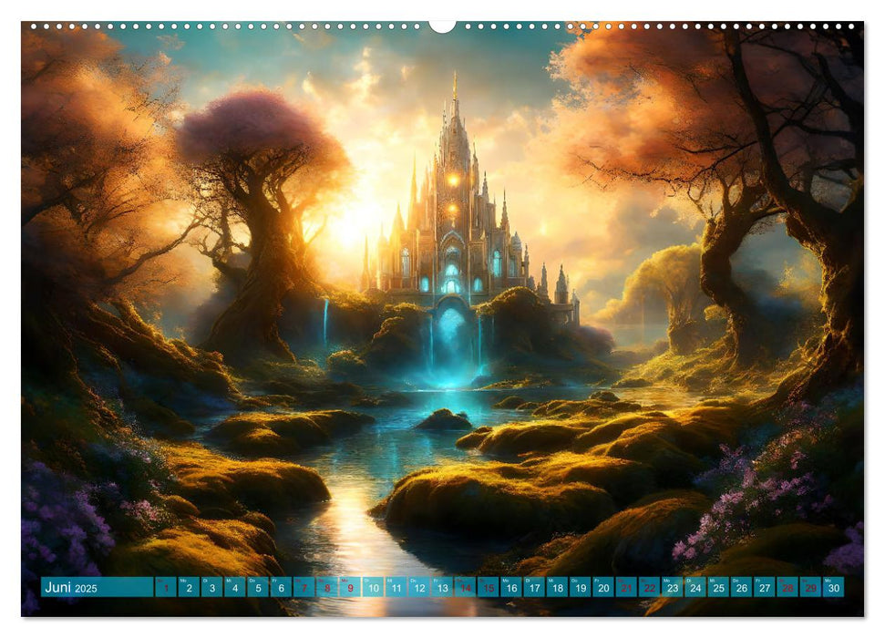 Visionen aus Atlantis (CALVENDO Wandkalender 2025)