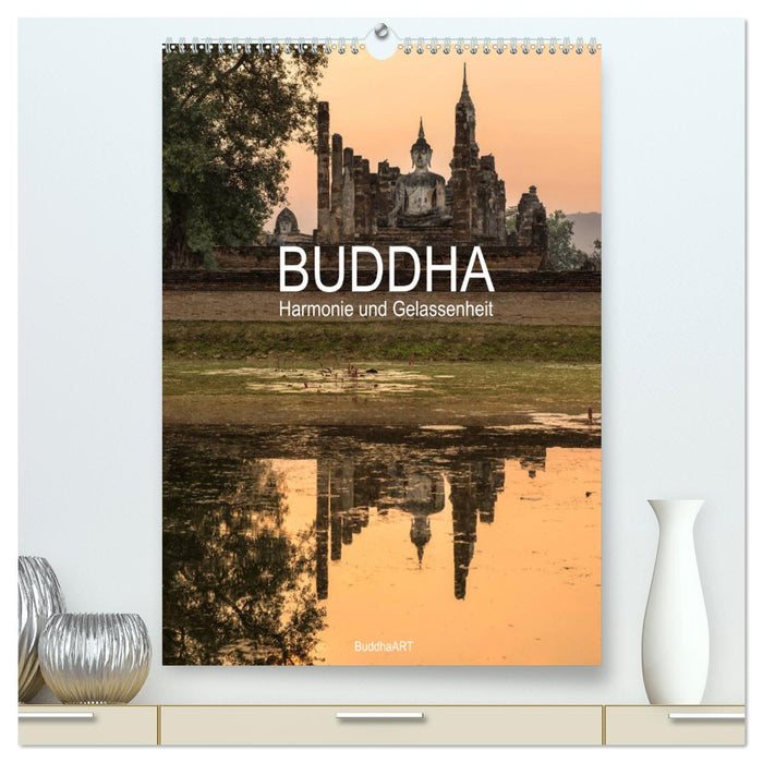 Buddha - Harmonie und Gelassenheit (CALVENDO Premium Wandkalender 2025)