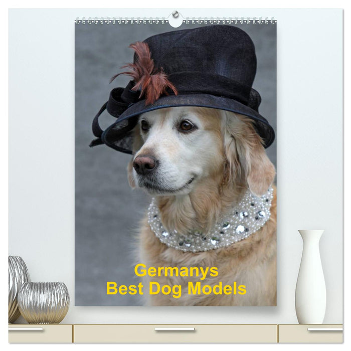 Germanys Best Dog Models - gestylte Labrador und Golden Retriever (CALVENDO Premium Wandkalender 2025)