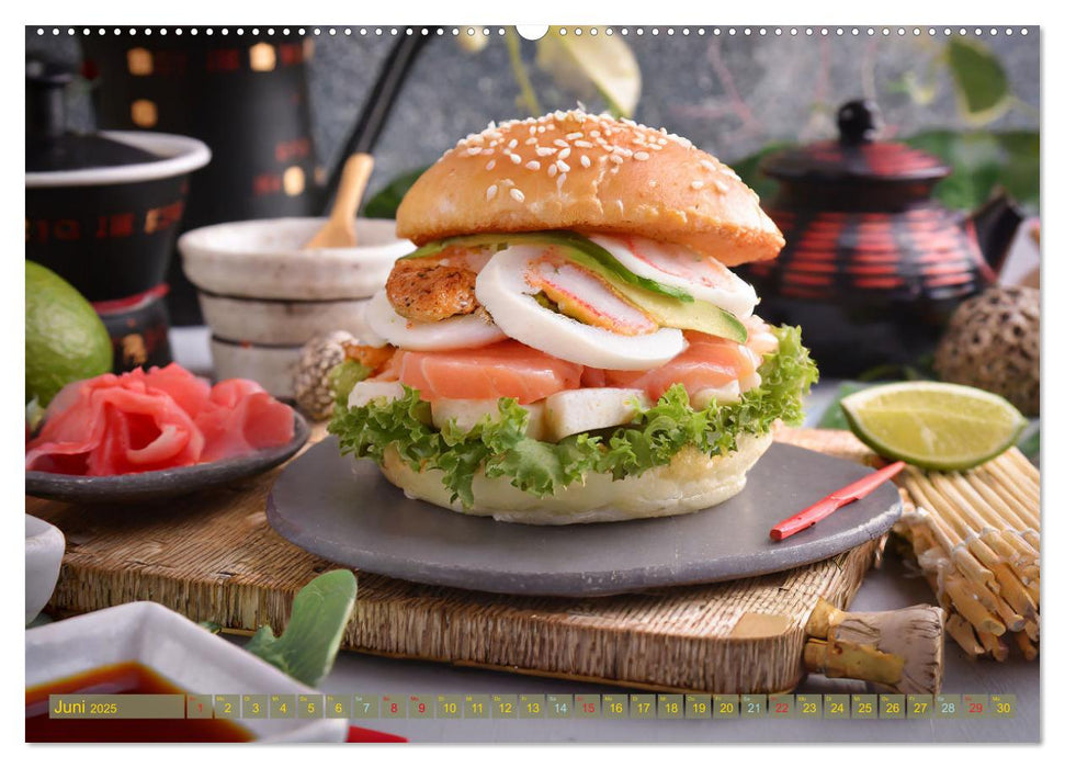 Unsere Burger Deluxe (CALVENDO Premium Wandkalender 2025)