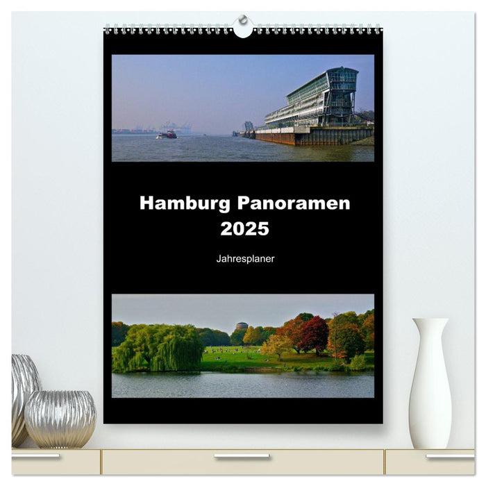 Hamburg Panoramen 2025 • Jahresplaner (CALVENDO Premium Wandkalender 2025)