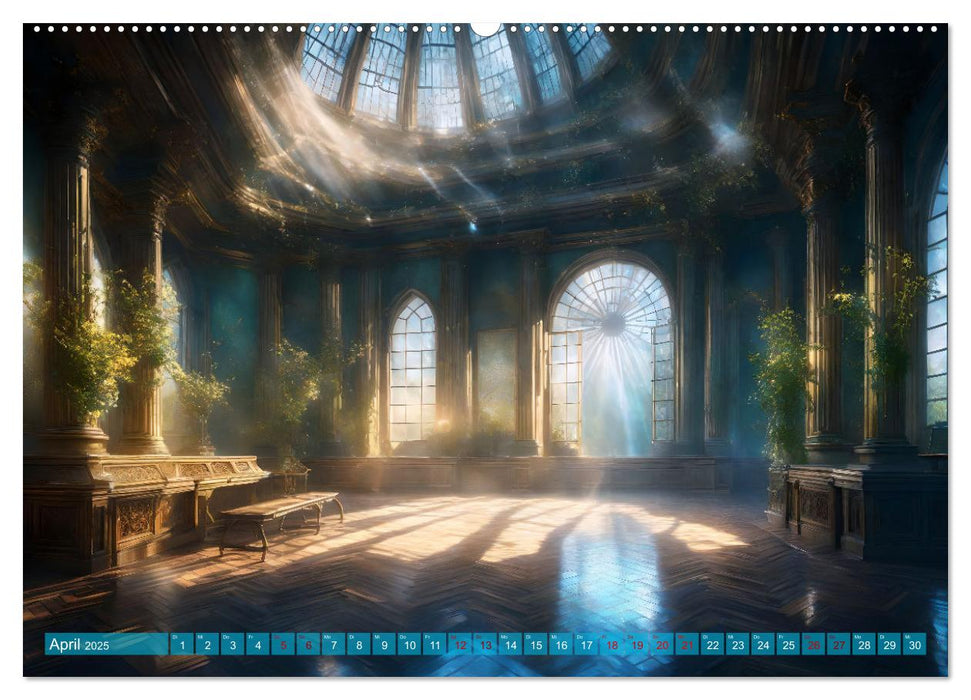 Visionen aus Atlantis (CALVENDO Premium Wandkalender 2025)