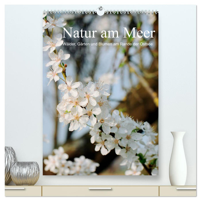 Natur am Meer - Wälder, Gärten und Blumen am Rande der Ostsee (CALVENDO Premium Wandkalender 2025)