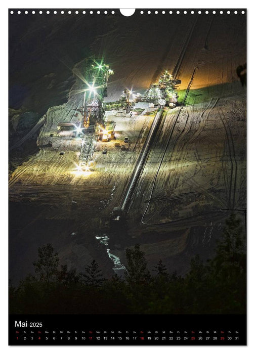 Der Tagebau Hambach (CALVENDO Wandkalender 2025)
