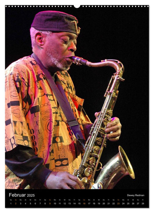 Jazz Saxophonisten 2025 (CALVENDO Premium Wandkalender 2025)