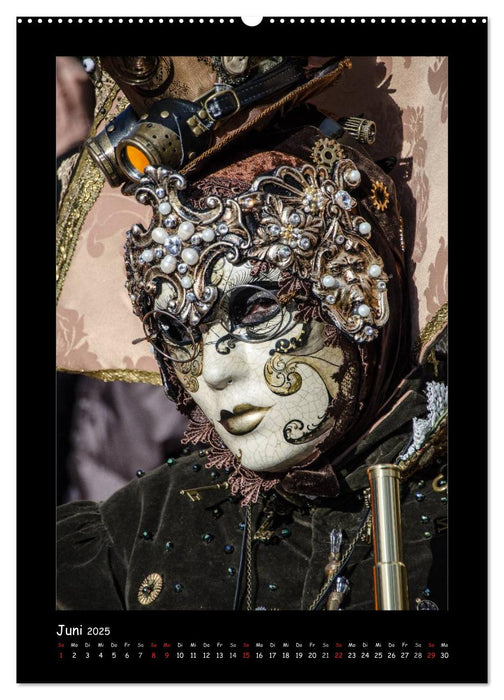 Venezianische Masken HALLia VENEZia Schwäbisch Hall (CALVENDO Premium Wandkalender 2025)