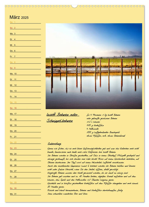 Ostfriesland - Appetit auf mehr / Geburtstagskalender (CALVENDO Premium Wandkalender 2025)