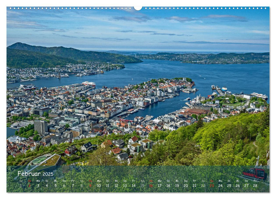 Skandinavien - Fjorde, Schären und Meer... (CALVENDO Wandkalender 2025)