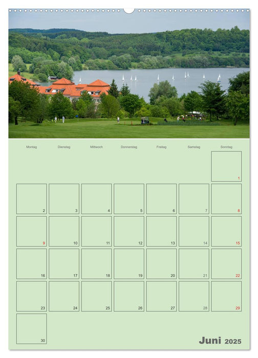 Der Golf-Teetime Planer für das ganze Jahr / Planer (CALVENDO Premium Wandkalender 2025)